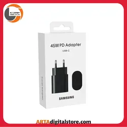 شارژر 45 وات سامسونگ Charger Adapter Samsung 45W Black
