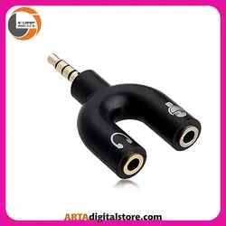 تبدیل 1 به 2 صدا Jack 3.5 Mic splitter Data Life Arc