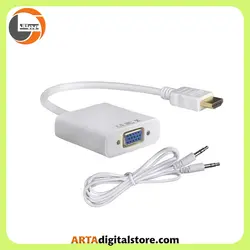 تبدیل HDMI To VGA به همراه کابل صدا