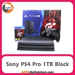 کنسول PS4 Pro 1TB Black دو دسته