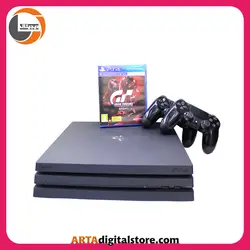 کنسول PS4 Pro 1TB Black دو دسته