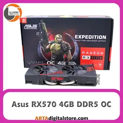گرافیک Asus RX570 4GB DDR5 OC