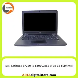 لپ تاپ دل Dell Latitude E7250 Black استوک