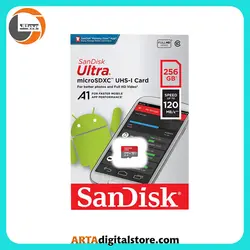مموری کارت میکرو اس دی SanDisk 256GB U1 C10 120MB/s