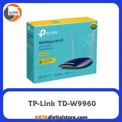 مودم روتر تی پی لینک TP-Link TD-W9960 VDSL/ADSL 300Mbps Dark Blue