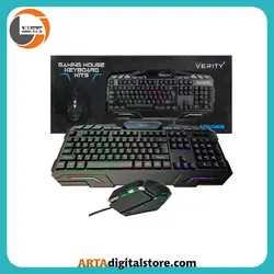 موس و کیبورد گیمینگ Verity Gaming V-KB6126GCW