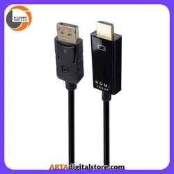 کابل Display To HDMI UHD Black طول 1.8m