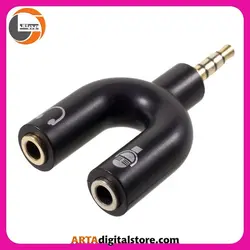 تبدیل 1 به 2 صدا Jack 3.5 Mic splitter Data Life Arc
