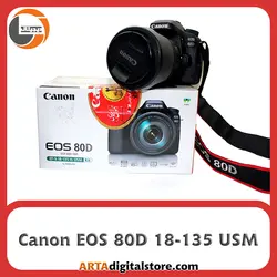 دوربین کنون Canon EOS 80D Kit EF-S 18-135 IS USM