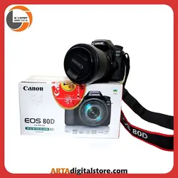 دوربین کنون Canon EOS 80D Kit EF-S 18-135 IS USM