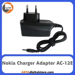 شارژر نوکیا سوزنی درشت  Nokia Charge Adapter AC-12E Black