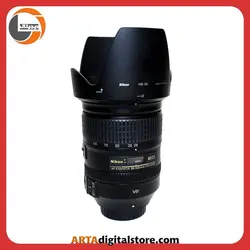 لنز نیکون  Nikkor AF-S 28- 300mm f/3.5-5.6G به همراه هود