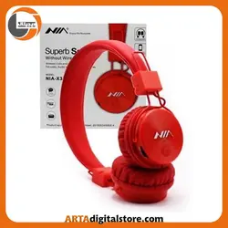 هدفون بلوتوثی  HeadPhone Nia Bluetooth Q8-851S Red