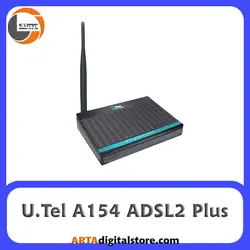 مودم روتر U.Tel A154 ADSL2 Plus Black