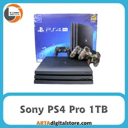 کنسول پلی استیشن  PS4 Pro 1TB کپی خور دو دسته