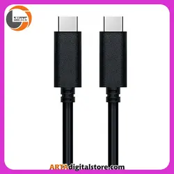 کابل K-Net Plus Type-C to Type-C Black طول 1 متر