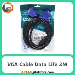 کابل دیتا لایف VGA Cable Data Life طول 3 متر