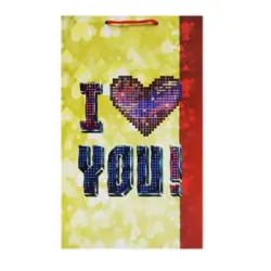 ساک دستی طرح love و قلب