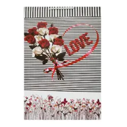 ساک دستی طرح گل و love