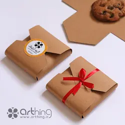 پاکت کرافت صلیبی مدل گلبرگ (20 تایی) - ملزومات بسته بندی آرتینگ