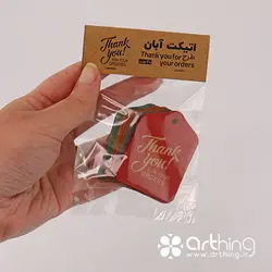 اتیکت کاغذی آبان طرح Thank you for your orders (40 تایی) - ملزومات بسته بندی آرتینگ