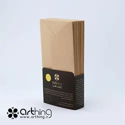 پاکت نامه کرافت مدل افرا (25 تایی) - ملزومات بسته بندی آرتینگ - بسته 25 عددی