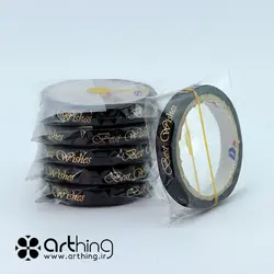 روبان پارچه ای ساتن - طرح آماده (10 متری) - ملزومات بسته بندی آرتینگ