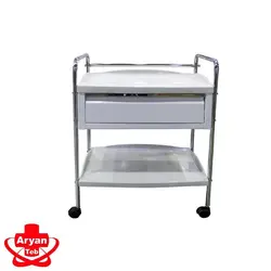 مشخصات ، قیمت و خرید ترولی پانسمان تک کشو دار | تجهیزات پزشکی آرین کرج