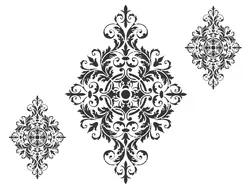 شابلون دیواری 120cmx80cm W061