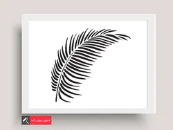 شابلون دیواری گل و گیاه-40cmx40cm-p047