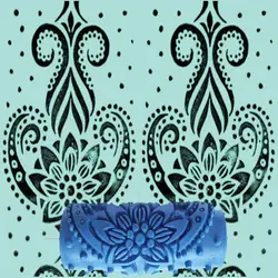 غلطک طرح دار 6 اینچی(15سانتی) کد95 Y