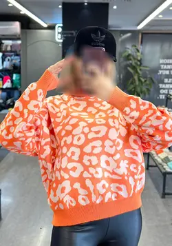 بلوز بافت پلنگی کد ۱۳۰۰۹