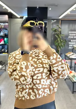 بلوز بافت پلنگی کد ۱۳۰۰۹