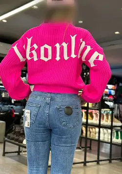 بلوز بافت پشت نوشته کد ۱۳۰۵۲