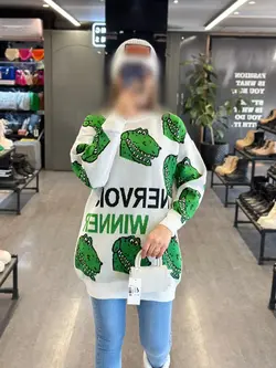 بلوز بافت لانگ کد ۱۳۰۶۴