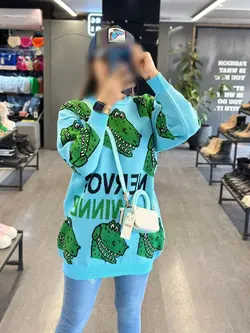 بلوز بافت لانگ کد ۱۳۰۶۴