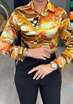 شومیز کراپ ساتن کد ۱۰۱۰۸