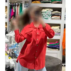 شومیز مانتویی کد 4575