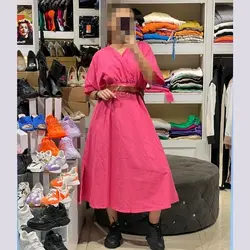 پیراهن لنین با کمر کد ۲۱۶۰