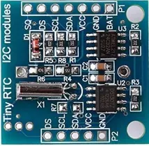 ماژول ساعت و تقویم DS1307+24C32 (حافظه دار)