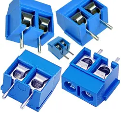 ترمینال پیچی 2پین KF301 آبی
