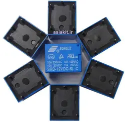 رله 12V-10A پایه میلون