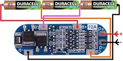 ماژول محافظ شارژ باتری لیتیومی 3 سل