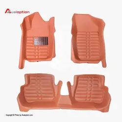 کفپوش پنج بعدی چرمی پژو 206 و 207 برند AM - فروشگاه تخصصی اول آپشن