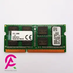 رم لپ تاپ 8 گیگ KING STON PC3 - 12800 - 1600