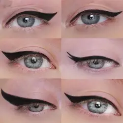 شابلون خط چشم و سایه مدل گربه