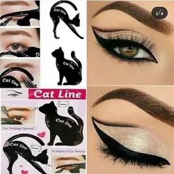 شابلون خط چشم و سایه مدل گربه