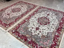 طرح علیا قلم رج 30 گل ابریشم اندازه دو پارچه 6 متری