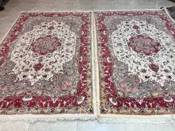 طرح علیا قلم رج 30 گل ابریشم اندازه دو پارچه 6 متری