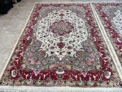 طرح علیا قلم رج 30 گل ابریشم اندازه دو پارچه 6 متری